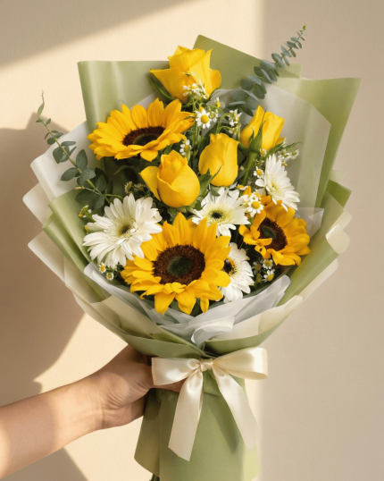 344 - GET WELL SOON - FLOWER BOUQUET